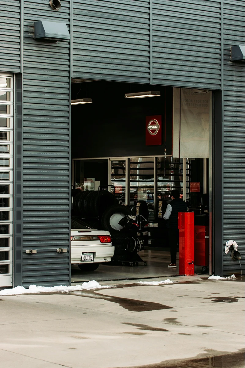 Vehicle inside the AutoVision studio