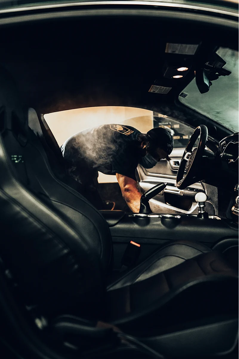 Interior Detailing at the workshop